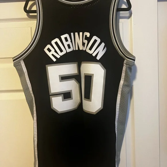 Mitchell & Ness Black and Gray Spurs Jersey - Picture 4 of 4